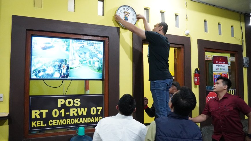 Sambang Poskamling, Kapolresta Malang Kota Serap Aspirasi dan Jaga Kamtibmas Hingga Level RT
